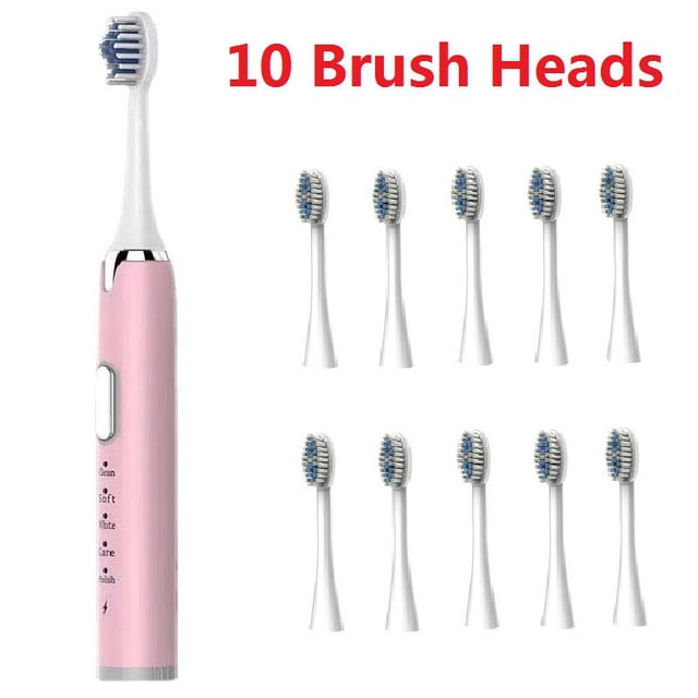 X Sonic Toothbrush Electric Tooth Brush Adult Rechargeable Electric Toothbrush With 10 Toothbrush Head