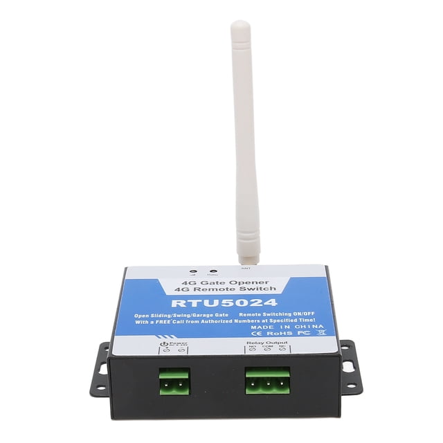 GSM Gate Opener, GSM Gate Opener Remote Switch Remote Control RTU5024 4G Support Standard SIM Card 9-24V For Doors