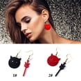 thumbnail image 3 of Halloween Earrings Fashion Decorative 2 Pairs Devil Charm Earrings Drop Earrings, 3 of 10
