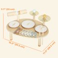 thumbnail image 3 of Qaba Ensemble de Batterie pour Tout-Petit, Instruments de Musique 4-en-1 avec Batterie et Xylophone, 3 of 10