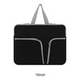 thumbnail image 4 of Maoww Housse d'Ordinateur Portable Imperméable Étui d'Ordinateur Sac Portable Pochette Pochette de Transport Protecteur Réutilisable Compartiments Rangement d'Affaires Noir 10 Pouces, 4 of 9