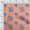 thumbnail image 1 of oneOone Georgette Viscose Fabric Floral Block Print Sewing Fabric BTY 42 Inch Wide, 1 of 4
