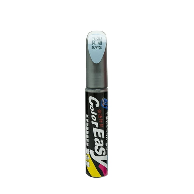 WLOELOEW Silver Car Scratch Repair Pen 5Ml Auto Paint Touch Up Tool For Clear Coat Remover Scratch Repair Tool Plastic Silver