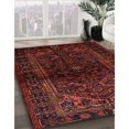 thumbnail image 2 of Ahgly Tapis Rectangulaire Intérieur Traditionnel Rouge Brun Persan, 9 Pieds x 12 Pieds, 2 of 6