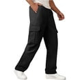 thumbnail image 3 of Ceisia Pantalon Habillé pour Homme, Coupe Droite Ajustée, Formel, avec devant Enveloppant, Structuré, Infroissable, Multicolore, 3 of 5