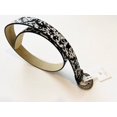 thumbnail image 1 of Jessica Simpson Cow Print Belt Black/White, 1 of 2
