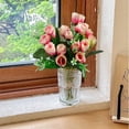thumbnail image 4 of EGNMCR Home Decor, Room Decor, Fall Decor High-end Artificial Flowers Flower 6 Forks 18 Heads Artificial Flowers Home Decoration Plastic Flowers False Tulip, 4 of 6