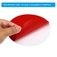 thumbnail image 4 of Unique Bargains 6' Round Floor Sticker Classroom Spot Marker Adhesive Waterproof Vinyl Line Up Sign Red 30 Pack, 4 of 7