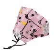thumbnail image 2 of relayinert Children Mask Filter Cartoon Cotton Mouth Face Cover Filters Accessory 10pcs Bow tie bear 1Set, 2 of 6