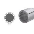 thumbnail image 4 of Unique Bargains 38mm 12 Point Shallow Socket 3/4' Drive Standard Metric Chromium Vanadium Steel, 4 of 5