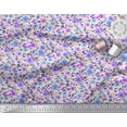 thumbnail image 4 of Soimoi Polyester Crepe Fabric Leaves & Floral Artistic Print Fabric by Yard 52 Inch Wide, 4 of 4
