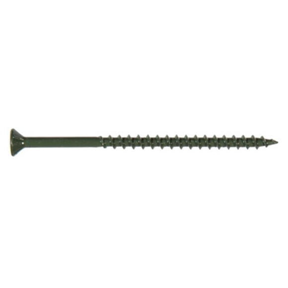 Deck Plus Exterior Self-Drilling Screws, Star Drive, Green Ceramic, 2 In. x #8, 1 Lb. - 48399