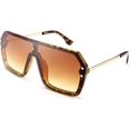 thumbnail image 1 of FEISEDY Classic Siamese One Piece Sunglasses Nice Rimless Stylish Retro Design for Women Men B2574, 1 of 6