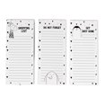 thumbnail image 1 of Inkdotpot Lot de 3 Blocs-Notes Magnétiques pour Réfrigérateur pour Liste de Choses à Faire - Blocs Mémo Magnétiques pour Réfrigérateur - (50 Feuilles Chacun) - Sl, 1 of 7
