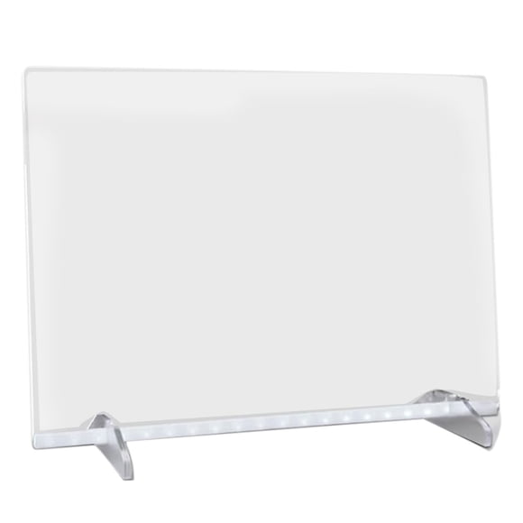 Lumiboard Tablette à Dessin LED 7ml avec Tableau de Messages Acrylique Lumineux 7 Couleurs Support Réglable et Stylos pour la Maison
