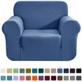 thumbnail image 1 of CHUN YI 1-Piece Checks Stretch Sofa Cover Slipcover Couch Cover, 1 of 6