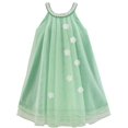 thumbnail image 1 of Robe Fille Fleur Robe Dos Nu Perle Fête Mariage Anniversaire 4 Ans, 1 of 5