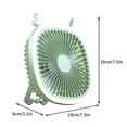 thumbnail image 3 of Yhmxh Home Essentials Home Appliances Multifunctional Night Light Small Fan Portable Mini Home Office Desktop Fan Rechargeable Mini Electric Fan, 3 of 5