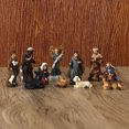 thumbnail image 3 of Ensemble de Crèche Traditionnelle Artisanat en Résine Profil Crèche Ensemble Religieux Profil Ensemble de Crèche Ensemble de Crèche en Résine Ornement de Table de Noël, 3 of 9