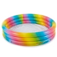 thumbnail image 4 of Intex 58449EP Arc-en-Ciel Ombré Piscine Gonflable Ronde pour Enfants à 3 Anneaux, 4 of 12