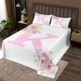 thumbnail image 2 of Erosebridal Girls Pink Rose Coverlet Set Twin, Initial K Letter 02, Cartoon Decor, 2 of 5