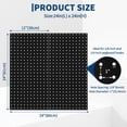 thumbnail image 2 of QinaQin Metal Pegboard Wall Storage Panel, Heavy-Duty Steel Tool Storage Panel, Suitable for Garages, Studios, Kitchens, Wall-Mounted Display Rack Set, 2 of 7