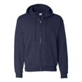 thumbnail image 1 of Hanes ComfortBlend EcoSmart Men`s Full Zip Hoodie, L, Navy, 1 of 1