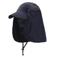 thumbnail image 1 of Outdoor Sport Hiking Visor Hat UV Protection Face Neck Cover Fishing Sun Protection Cap, 1 of 8