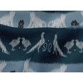 thumbnail image 3 of oneOone Viscose Jersey Fabric Stripe|Bird & Monkey Ikat Decor Fabric Printed BTY 60 Inch Wide, 3 of 4