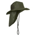 thumbnail image 1 of Top Headwear Chapeau Bob Safari Explorer avec Couvre-Nuque à Rabat - Olive, Grand, 1 of 1