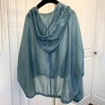 thumbnail image 4 of YUTK Women Jackets for Fall,Long Sleeved Solid Color Hooded Jacket(Green,M), 4 of 5