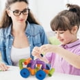 thumbnail image 4 of Leutsin Water Pipe Horn Sound Wheel Building Block Toy Puzzle Plug Male And Girl, 4 of 7