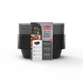 thumbnail image 1 of Contenants avec séparateurs pour la préparation des repas Rubbermaid TakeAlongs à emporter, 1,1 L (4,7 tasses), paquet de 8 (16 pièces), 1 of 3