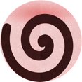 thumbnail image 1 of Ahgly Company Machine Washable Indoor Round Transitional Pink Area Rugs, 6' Round, 1 of 7