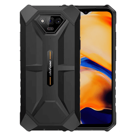 Ulefone Armor X13 Rugged Smartphone | 12GB RAM + 64GB Storage | 50MP Night Vision Camera | 6320mAh Battery | IP68 & IP69 Waterproof & Drop-proof | 6.52" HD+ Display | Unlocked (Dual SIM) | Black