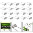 thumbnail image 4 of LEFU for Greenworks 29272 Replacement Dethatcher Tines for 27022 2500600G 10 Amp 14\" Corded Dethatcher - Steel Spring Tines for Efficient Lawn Maintenance (18 Pieces), 4 of 7