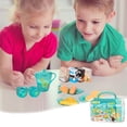 thumbnail image 1 of 25PCS Household Kitchen Utensils Tea Sets Toy Storage Boxes Simulated High Tea Desserts Food Children's Toy Sets Birthday Present, 1 of 6