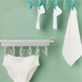 thumbnail image 5 of Jinsinto Folding Hanger Wall Hanging Retractable Clothes Hangers Storage Home Tool (blue), 5 of 5