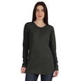 thumbnail image 1 of Inkmeso Tshirt With Buttons Jersey Tee Long Sleeve Top For Women, 1 of 8