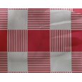 thumbnail image 4 of oneOone Georgette Viscose Bright Red Fabric Gingham Check Sewing Material Print Fabric By The Yard 42 Inches Wide, 4 of 4