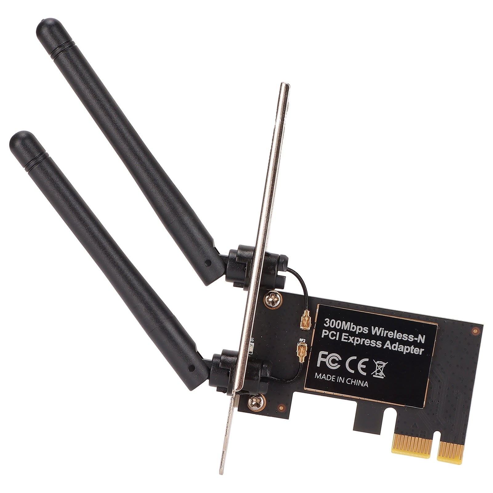 Carte WIFI PCIe, Adaptateur Sans Fil PCI E Vitesse Rapide Signal Stable pour PC de Bureau