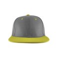 thumbnail image 2 of Top Headwear Flat Bill Adjustable Snapback Cap - Grey/Yellow, 2 of 2