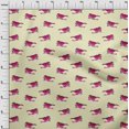 thumbnail image 3 of oneOone Polyester Lycra Fabric Branch & Bird Block Print Fabric BTY 56 Inch Wide, 3 of 4