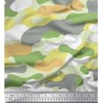 thumbnail image 1 of Soimoi Rayon Fabric Two Tone With Grey Camouflage Print Fabric by Yard 56 Inch Wide, 1 of 3
