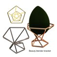 thumbnail image 1 of Makeup Sponge Holder Rhombus Shape Electroplating Process Hollow Design Carbon Steel Beauty Puff Sponge Drying Stand Dresser Vanity Accessories, 1 of 8