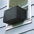 thumbnail image 3 of WIFKLSIIPG Housses de Climatiseur pour Fenêtres, Housse de Climatiseur Extérieur, Isolation Robuste pour l'Extérieur avec Sangle Ajustable 25.19 X 20.86 X 17.32 Noir(Noir), 3 of 8