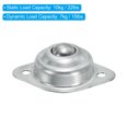thumbnail image 4 of Unique Bargains Roller Ball Transfer Bearing 1/2' Load 15lbs Flange Mounted Carbon Steel Rotation Caster Unit, 6 Pack, 4 of 5
