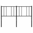 thumbnail image 3 of vidaXL Durable Metal Headboard for Full Size Beds, Easy Assembly, Modern Style Black, 3 of 5