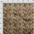 thumbnail image 3 of oneOone Cotton Poplin Twill Brown Fabric Abstract Floral Sewing Craft Projects Fabric Prints By Yard 56 Inch Wide, 3 of 4