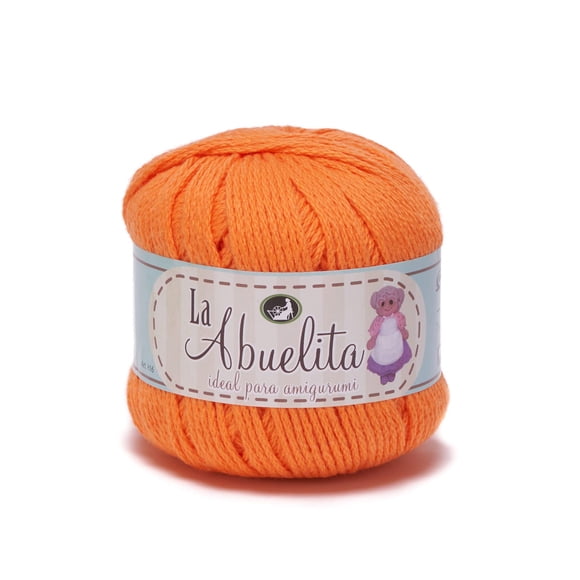 La Abuelita - Fil 100 % Coton (50 Grammes) - Idéal pour Amigurumi - 10 Mandarines